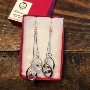 Real silver earrings